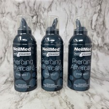 Lot of 3 NeilMed NeilCleanse Piercing Aftercare Fine Mist 6.3oz Exp 2029