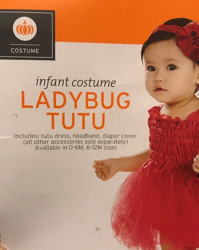 Disfraz tutú Ladybug infantil 0-6 meses Foto 2 de 4