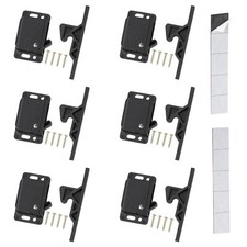 6 Pack Cabinet Door Latch/RV Drawer Latch, 10 Pull Force Latches for Home