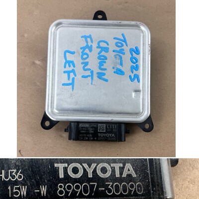 TOYOTA HEADLIGHT LH LED BALLAST MODULE CONTROL UNIT 89907-30090