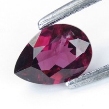 2.94Cts Natural Beautiful Pinkish Color Rhodolite Garnet Pear Shape Loose Gem