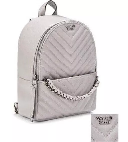 Victoria secret online grey backpack