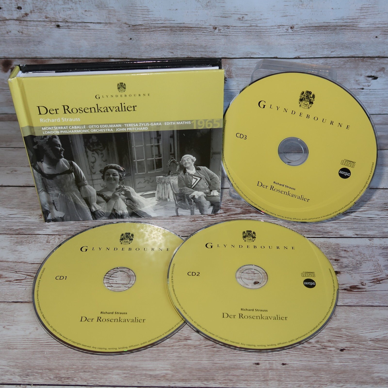 Richard Strauss  Der Rosenkavalier CD A Comedy in 3 Acts  Live 1965 Glyndebourne