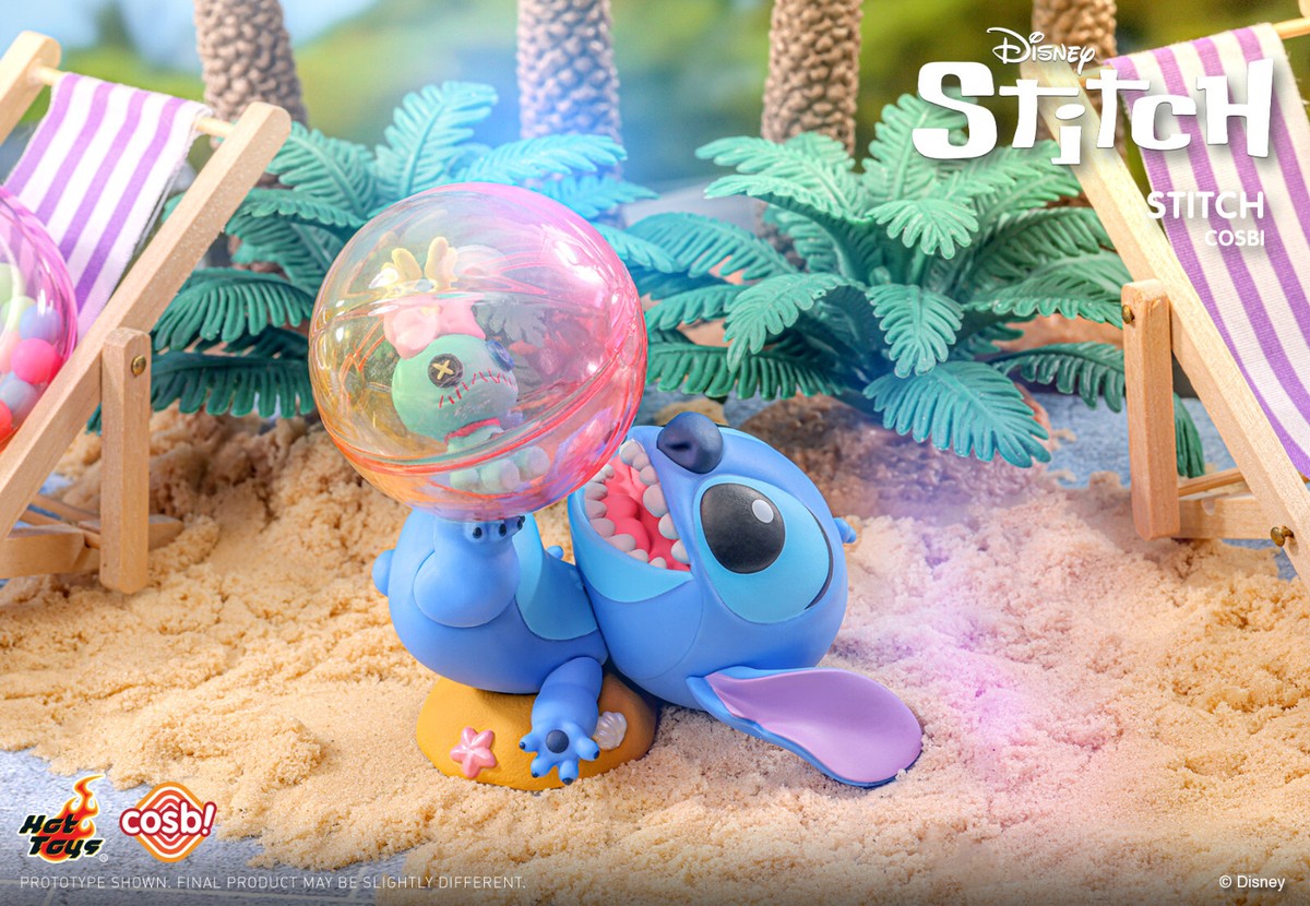 Hot Toys Cosbi Disney Stitch on Holiday Different Style