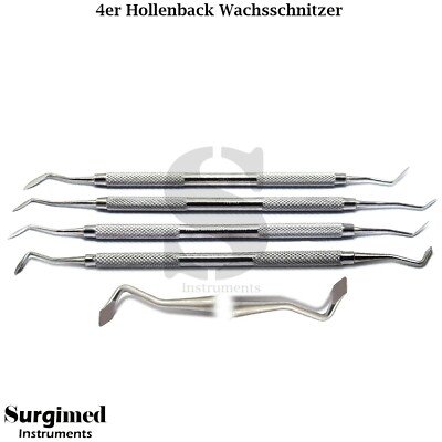 4er Zahntechnik Wachsschnitzer Amalgam Carver Modellierinstrument Zahnarzt Labor