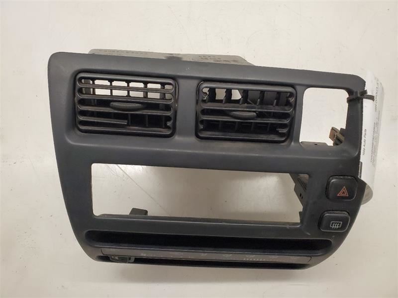 Toyota Corolla Sedan, Dash Radio AC Vents Bezel, 1993-1997, Black