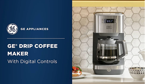 GE Drip Coffee Maker With Timer 12-Cup 