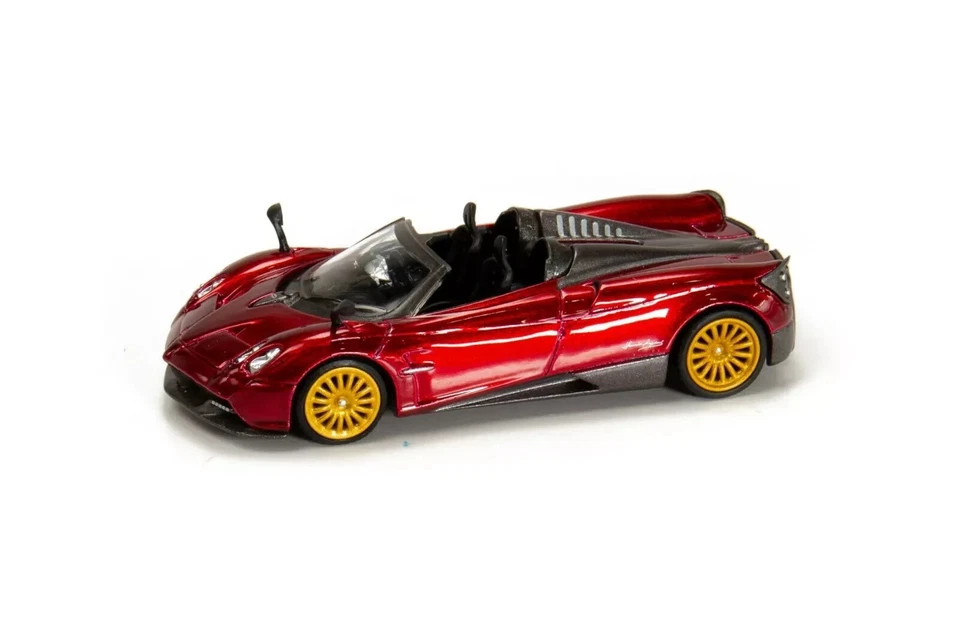 MINI GT 1:64 MODELLINO AUTO PAGANI HUAYRA 2017 ROSSO MONZA TRUESCALE TSM DIECAST - Immagine 4 di 4