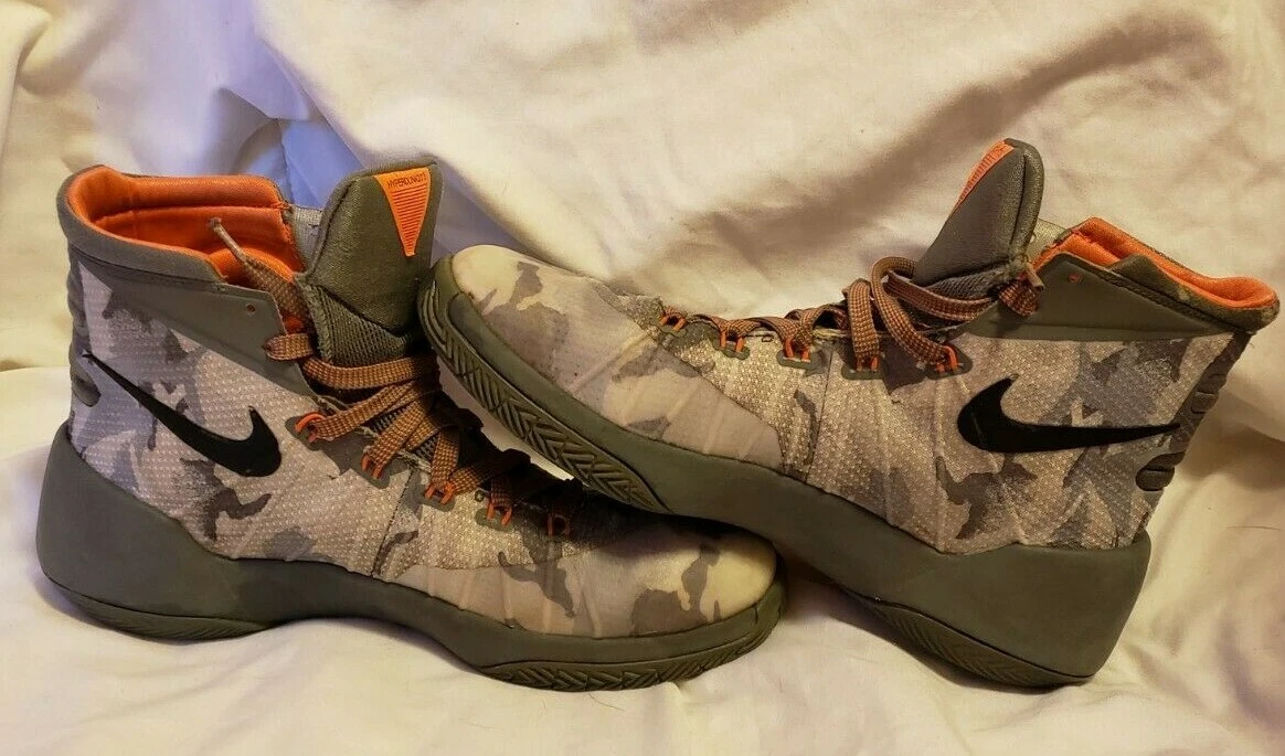 Nike Hyperdunk 2015 Youth Camo Grey Basketball Shoes Size 7 | eBay