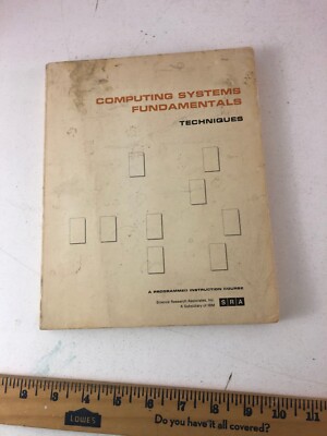 Computing Systems Fundamentals - Science Research (1969, Paperback)