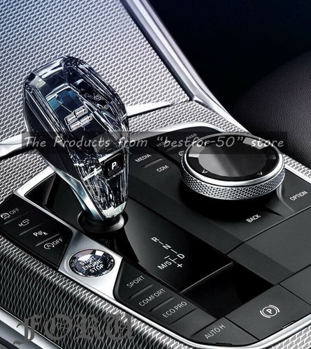 BMW Shift Knob For 5 Series F10 F11 F18 G30 G38 X5 X6 G05 06 Gear Crystal Handle - Picture 4 of 12
