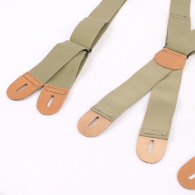 SIDE CUT OFF SUSPENDER PANTS ベージュ M Side Cut Off Suspender Pants