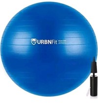 URBNFit Exercise Ball Multiple Sizes for Fitness, Blue Color, Sizes