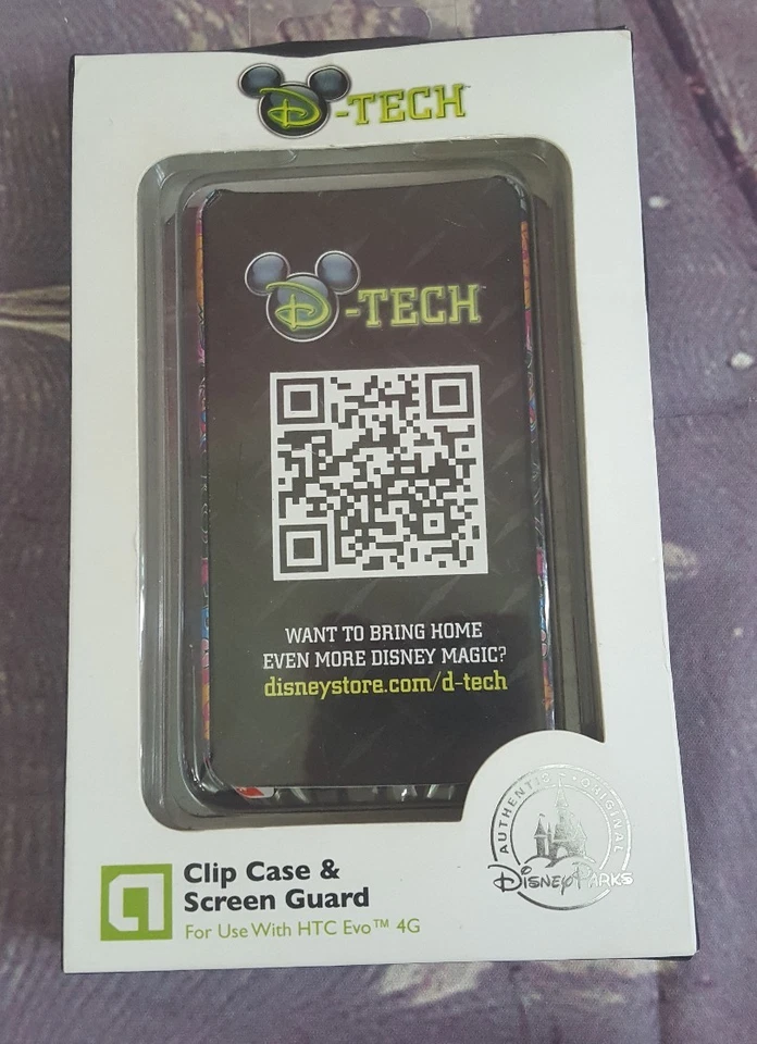 DISNEY D-TECH GRAFITTI MICKEY MOUSE CLIP ESTUCHE Y PROTECTOR DE PANTALLA HTC EVO 4G Foto 3 de 4