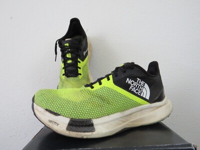 Mens 12.5 The North Face Summit Vectiv Pro Trail Running Shoes  LED Yellow U-1
