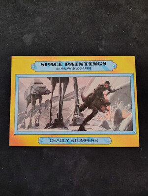 1980 Topps Star Wars #345 Series 3 yellow border deadly stompers