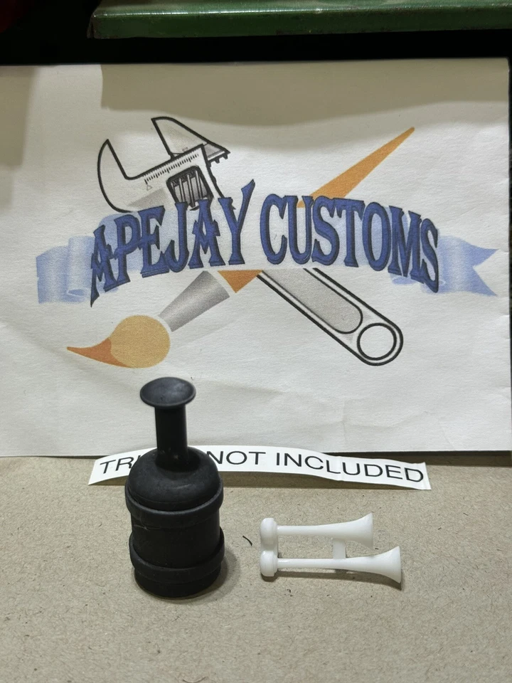 1 filtro de aire negro y 1 bocina para camión volquete Vintage Buddy L Mack, camión de cantera Foto 2 de 4