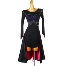 Latin Ballroom Competitio  n Dance Dress Modern Waltz Tango Standard Dress F903