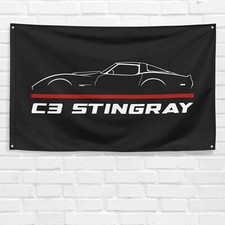 For Chevrolet Corvette C3 Stingray Car Enthusiast 3x5 Ft Flag Gift Banner For Chevrolet Corvette C3 Stingray Car Enthusiast 3x5 Ft Flag Gift Banner
