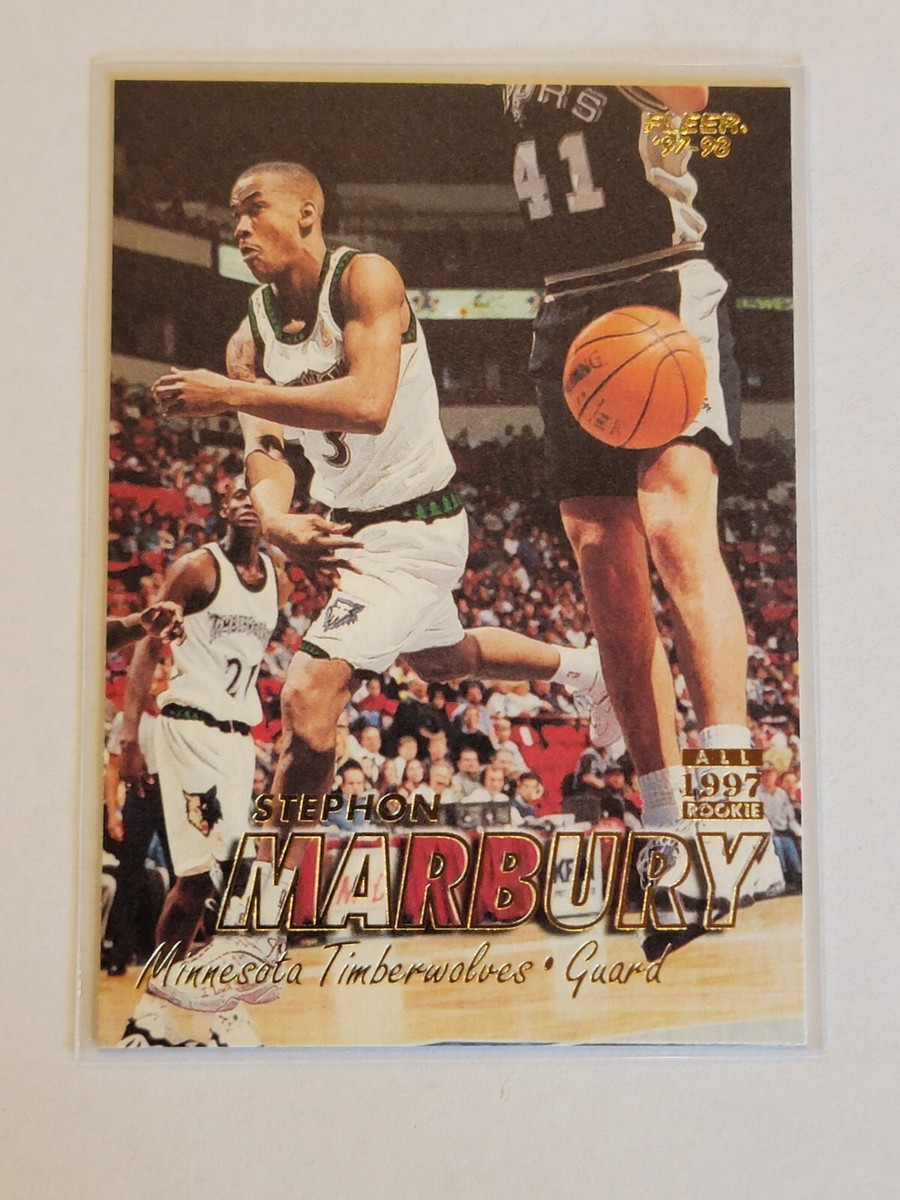 その他 NBA ELITE 2019-20 STEPHON MARBURY /25 1997-98 Fleer All-Rookie #25 Stephon Marbury Minnesota