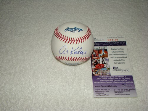 Al Kaline Signed Hall Of Fame Baseball JSA #R57182 Autograph Detroit Tigers MLB - Picture 3 of 6