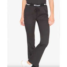 NWT Grey's Anatomy by Barco Arctive Scrub Pants Size Small Black