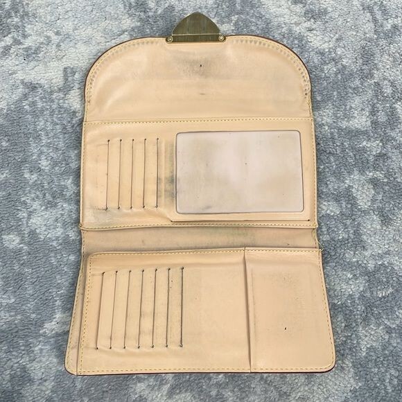 Louis Vuitton White Multicolor Eugenie Long Pushlock Wallet Takashi Murakami thumbnail 12