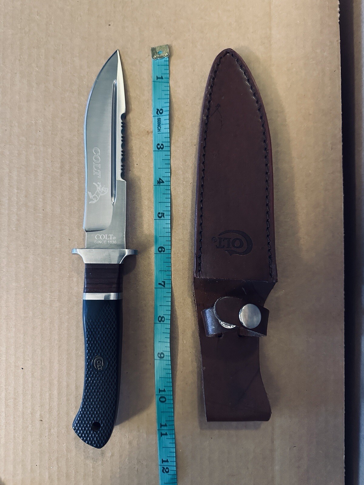 Colt Fixed Blade Knife Hunter CT282 Discontinued RARE Vintage eBay