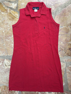 ROBE POLO RALPH LAUREN ROUGE TAILLE 38/40 TBE