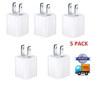 5x Iphone Ipod Wall Ac Charger Adapter Usb Cube 5w With Bulk Packing 5x Iphone Ipod Wall Ac Charger Adapter Usb Cube 5w With Bulk Packing