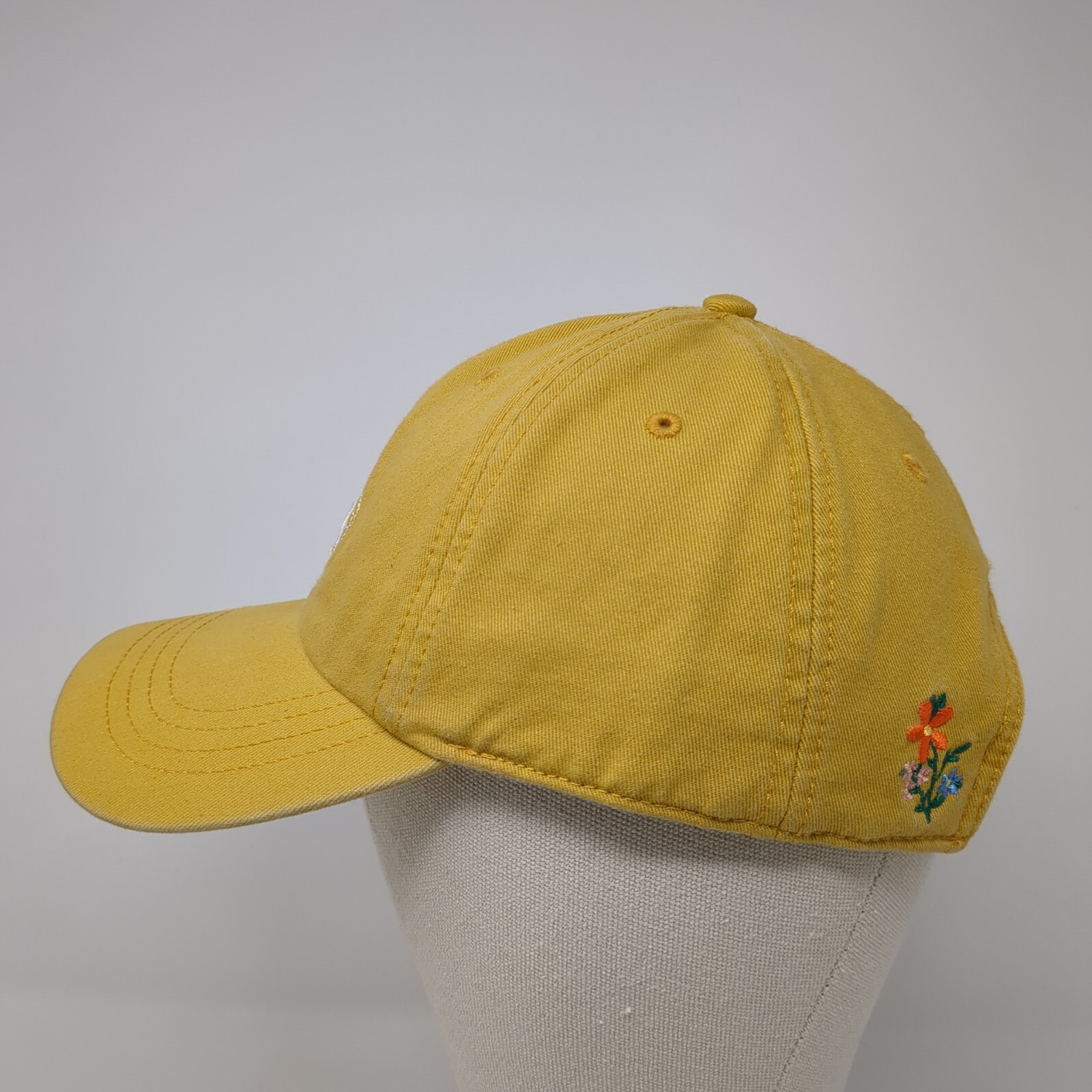 Bee Kind Slideback Hat Yellow OS Adjustable Embro… - image 3