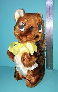 white squirrel stuffed animal