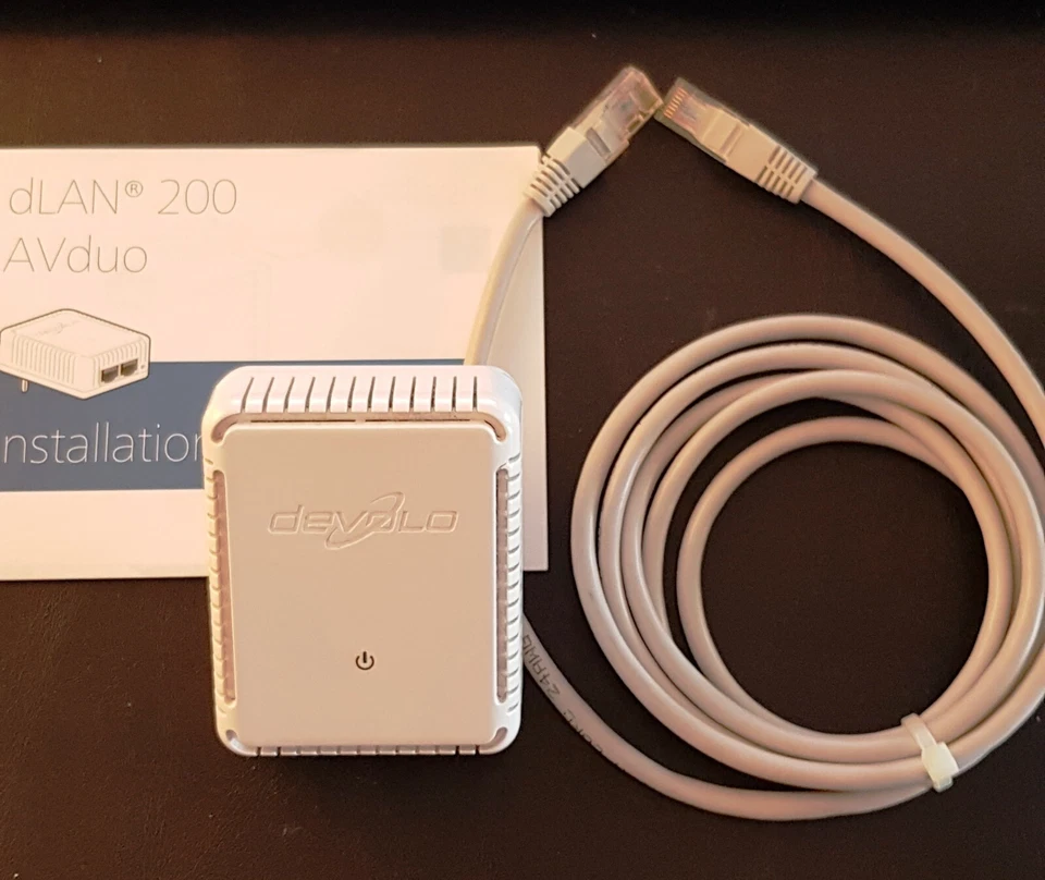 Devolo dLAN 200 AVduo MT2449 LAN Adapter Zustand: sehr gut - Bild 2 von 4