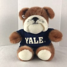 yale bulldog stuffed animal