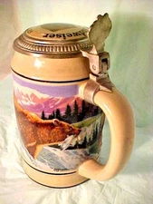 BUDWEISER STEIN GRIZZLY BEAR  Anheuser-Busch Endangered Species AMERICAN GRIZZLY