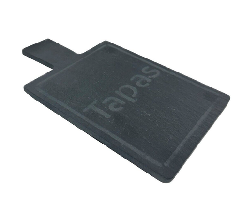 Mini Tapas Serving Board – Slate & Bamboo – Set of 2 | Cheese, Charcuterie & Tas - Picture 5 of 9