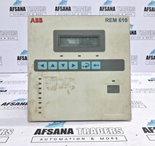 ABB | REM 610 | 1MRS121016 | REV.A | FRONT PANEL