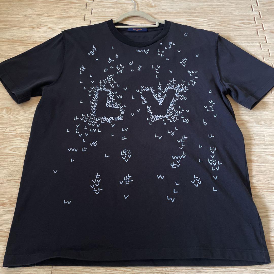 LOUIS VUITTON Monogram Star T-shirt XS Multicolor Authentic Men Used from  Japan