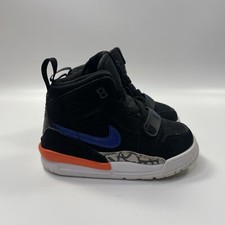 Nike Air Jordan Legacy 312 Kids Size 5c Black Orange Blue AT4055-048 High Top