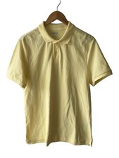 Old Navy Men's Size M Yellow Built-in Flex Pique Polo Shirt - New