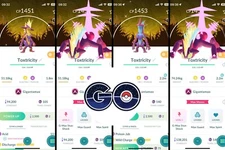 Pokémon Go - Shiny Gigantamax Toxtricity Special Background -TRADE 20k Stardusts