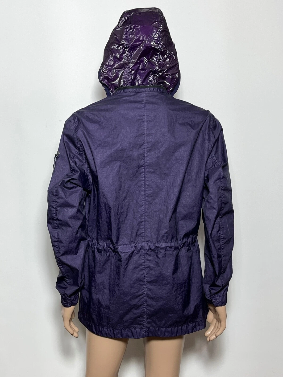 Stone Island Membrana 3L TC Giacca da campo M 781542423 Cappotto viola inchistro nuovo con etichette