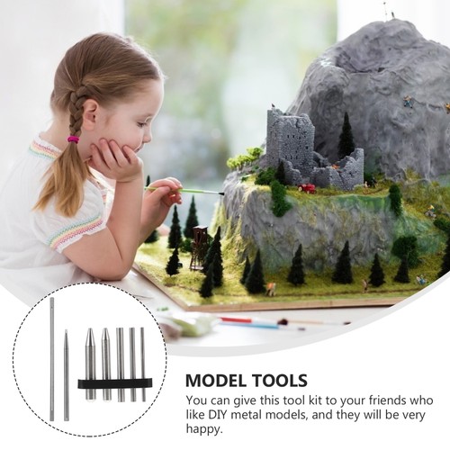 7pcs Metallo Puzzle Strumento Montaggio Metallo Fornisce Gioielli Fai da Te Kit - Foto 3 di 12