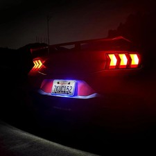 Rear License Plate Led Light For Universal Cars Us Canada Blue Light Clear