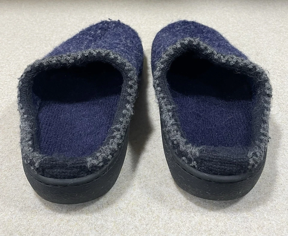 Zapatilla zueco de fieltro de lana Haflinger para mujer talla 37 EU/6,5 EE. UU. azul informal Foto 3 de 4