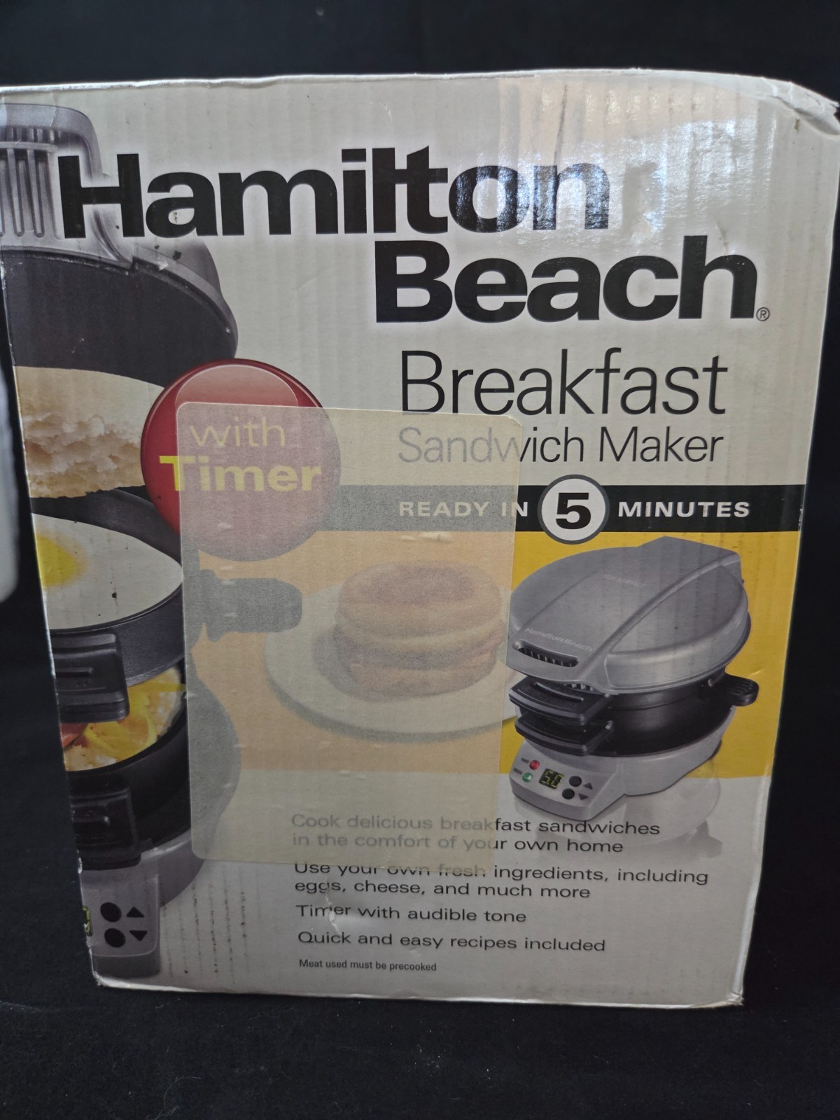 Hamilton Beach 25478R Breakfast Sandwich Maker - Silver