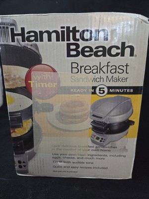 Hamilton Beach 25478R Breakfast Sandwich Maker - Silver
