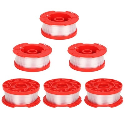 String Trimmer Line 0.065 Inch 30ft Spool 6 Pack For Weed Wacker Garden Tool