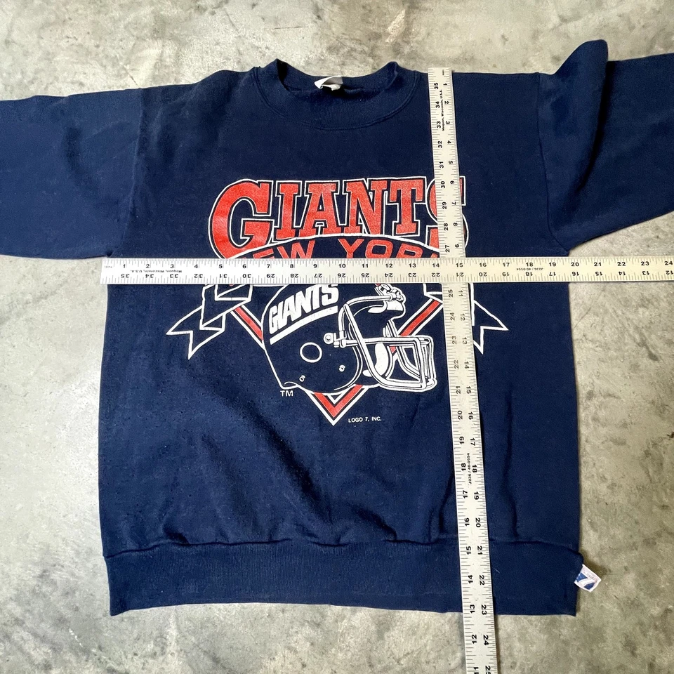 Sudadera Mediana Vintage Logo 7 New York Giants NFL Foto 3 de 4