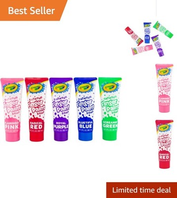 Kids Bathtub Fingerpaint Variety Pack - 5 Vibrant Colors for Endless Fun